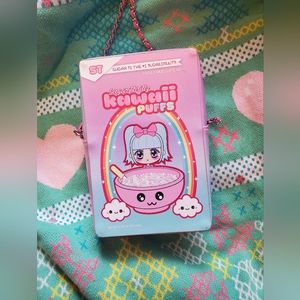 Sugar Thrillz Kawaii Puffs rainbow crossbody bag
